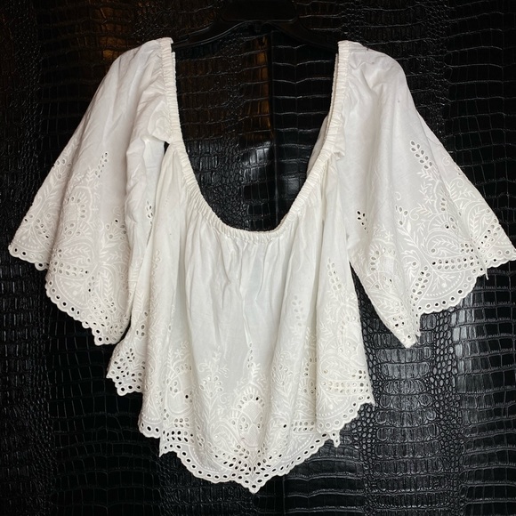 Zara Off The Shoulder Blouse - Picture 2 of 4